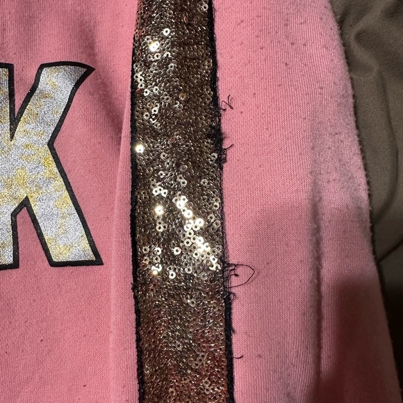 PINK Victoria's Secret Pink Hoodie with Sequin Accents - Picture 3 of 4